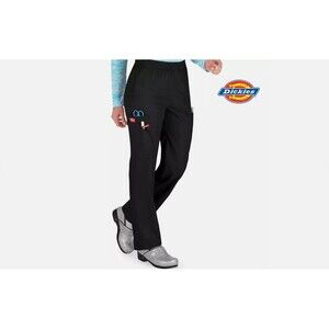 Dickies 4XL EDS Signature Women's 6-Pocket Classic Fit Pull-On Scrub Pants Navy